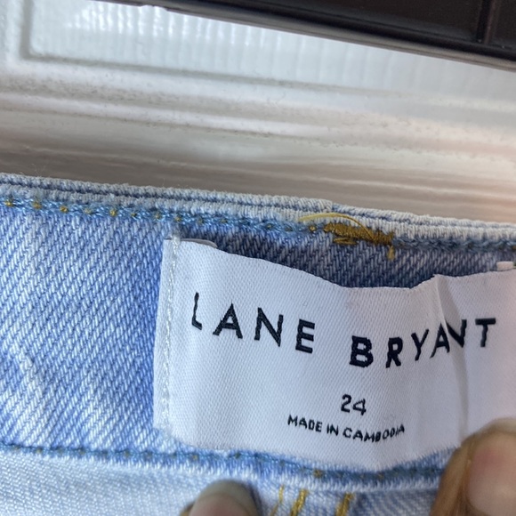 Lane Bryant Mid Rise Straight Ankle Flex Magic Waistband Signature Fit Size 24 - Picture 8 of 11